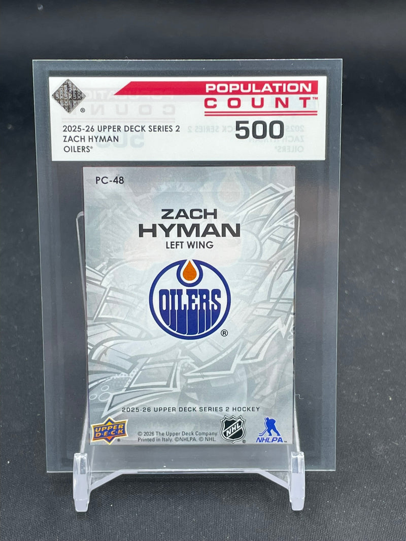 2025 UPPER DECK SERIES TWO - POPULATION COUNT 500 - Z. HYMAN - #PC-48 - #'D/500