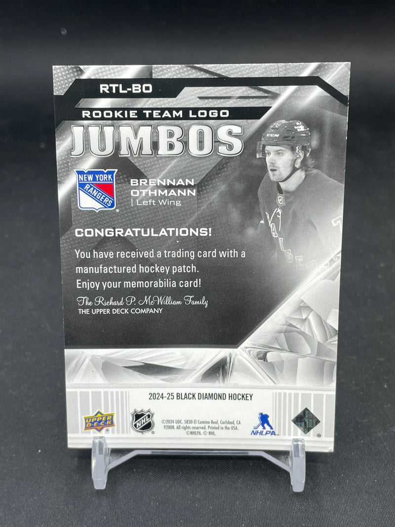 2024 UPPER DECK BLACK DIAMOND - ROOKIE TEAM LOGO JUMBOS - B. OTHMANN -