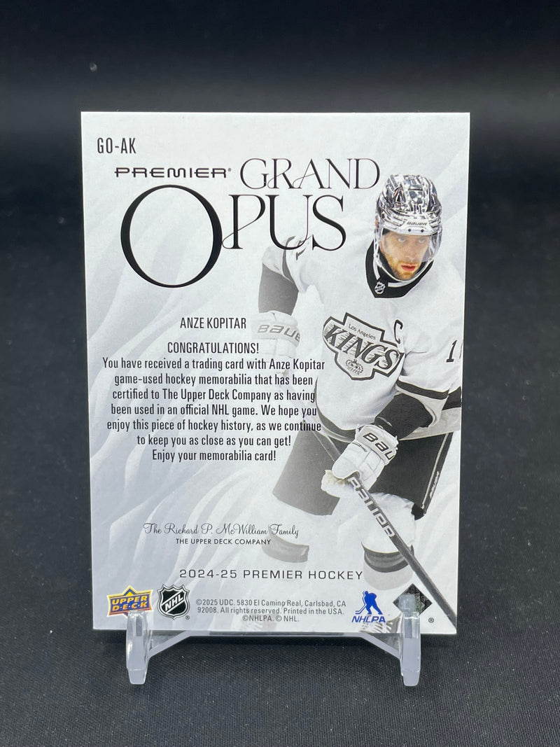 2024 UPPER DECK PREMIER - GRAND OPUS - A. KOPITAR - #GO-AK - #'D/149 - RELIC