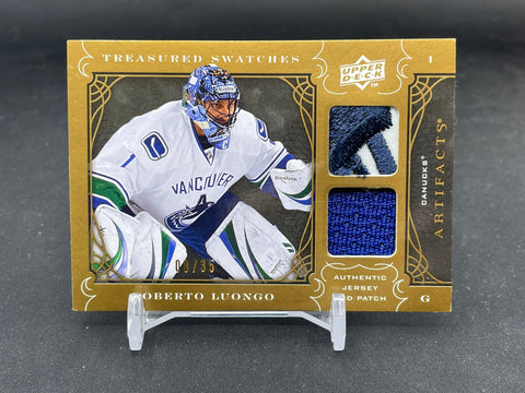 2009 UPPER DECK ARTIFACTS - TREASURED SWATCHES - R. LUONGO - #TS-RL - #'D/35 - DUAL RELIC