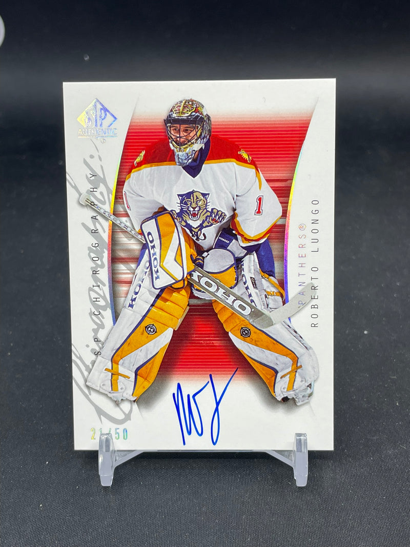 2005 UPPER DECK SP AUTHENTIC - SP CHIROGRAPHY - R. LUONGO - #SP-RL - #'D/50 - AUTOGRAPH