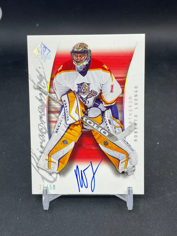 2005 UPPER DECK SP AUTHENTIC - SP CHIROGRAPHY - R. LUONGO - #SP-RL - #'D/50 - AUTOGRAPH