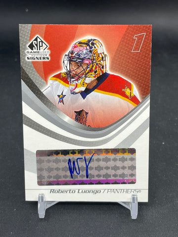 2004 UPPER DECK SP GAME USED - SIGNERS - R. LUONGO - #SPS-RL - AUTOGRAPH