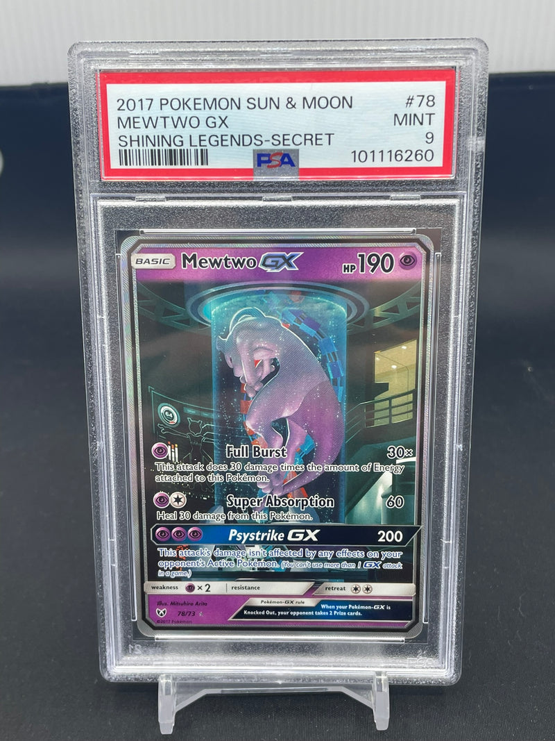 POKEMON - SHINING LEGENDS - MEWTWO GX - SECRET -