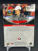 2023 UPPER DECK TEAM CANADA WORLD JUNIORS - PROSPECTUS MOMENTOUS - C. BEDARD -