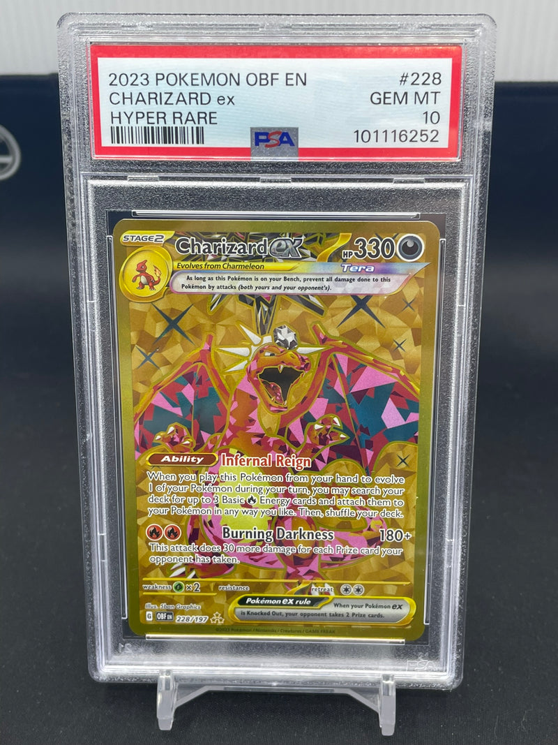 POKEMON - OBSIDIAN FLAMES - CHARIZARD EX - HYPER RARE -