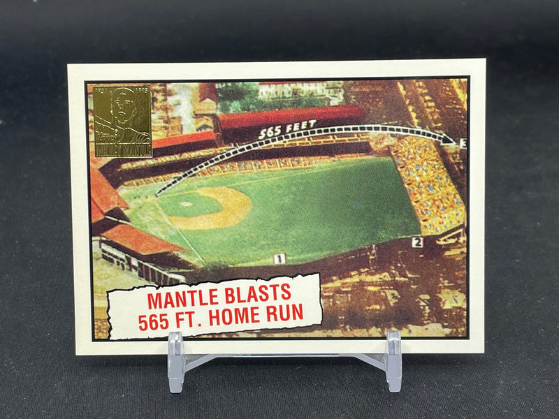 1996 TOPPS MICKEY MANTLE REPRINTS - BASEBALL THRILLS - M. MANTLE -