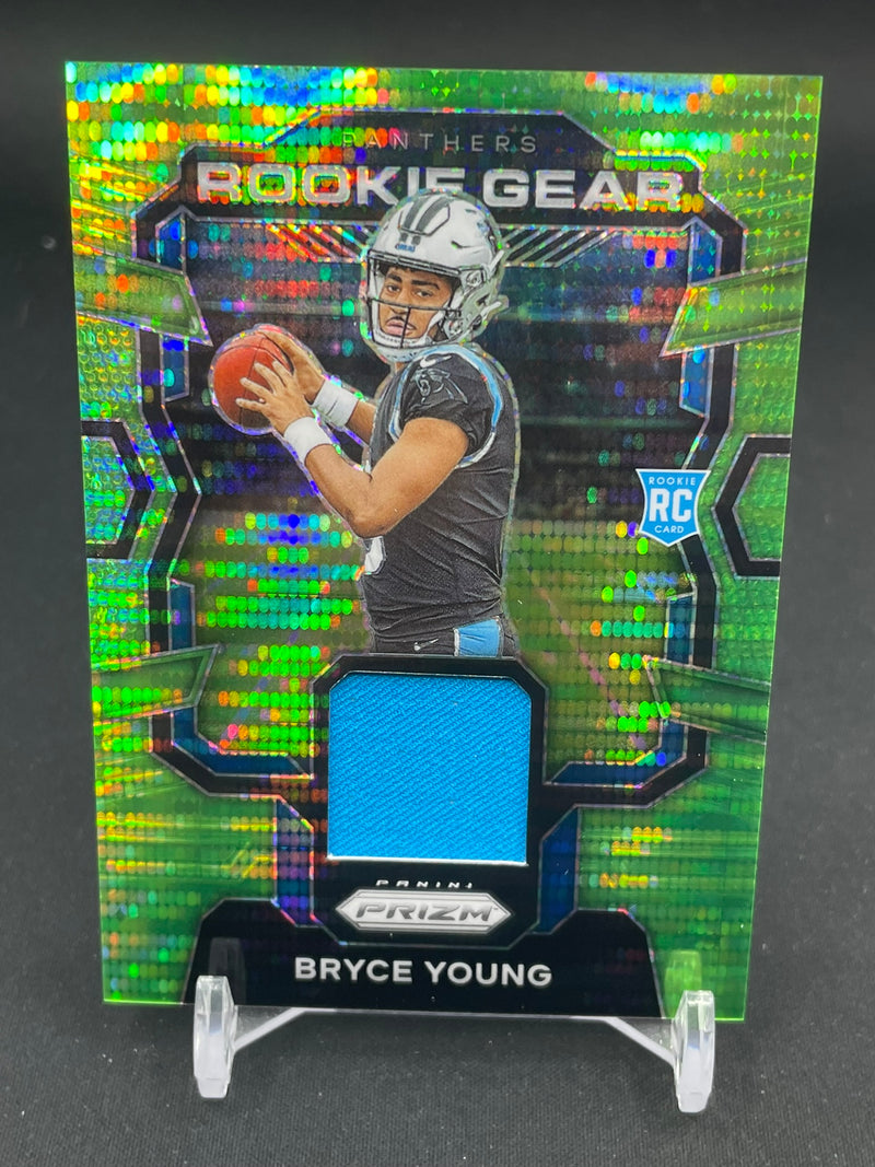 2023 PANINI PRIZM - GREEN PULSAR - PREMIER JERSEYS - B. YOUNG -