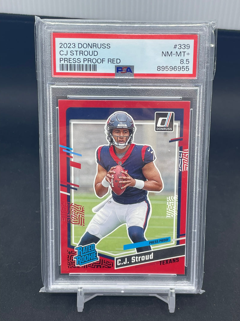 2023 PANINI DONRUSS - PRESS PROOF RED - RATED ROOKIE - C. STROUD -