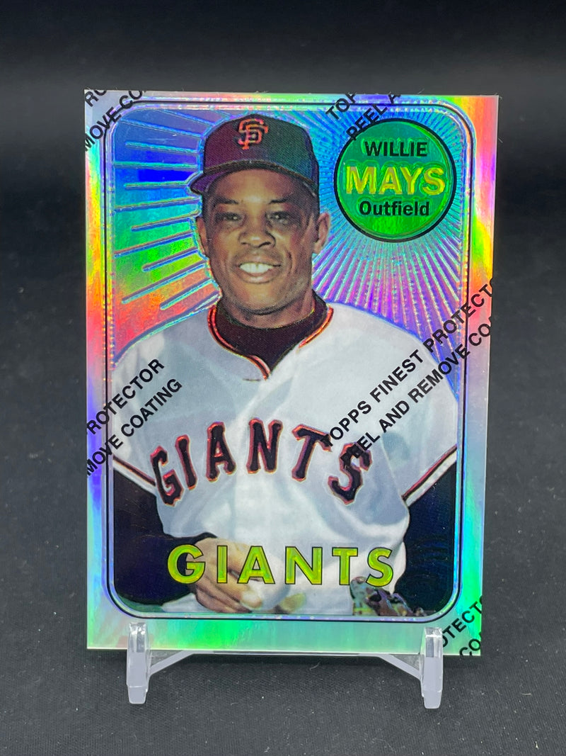 1996 TOPPS CHROME - COMMEMORATIVE SET - REFRACTOR - W. MAYS -