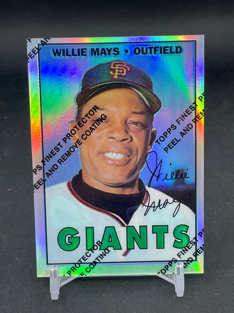 1996 TOPPS CHROME - COMMEMORATIVE SET - REFRACTOR - W. MAYS -