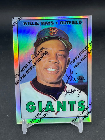 1996 TOPPS CHROME - COMMEMORATIVE SET - REFRACTOR - W. MAYS - #200