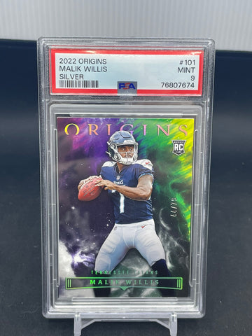 2022 PANINI ORIGINS - SILVER - M. WILLIS - #101 - #'D/79 - PSA 9 - RC