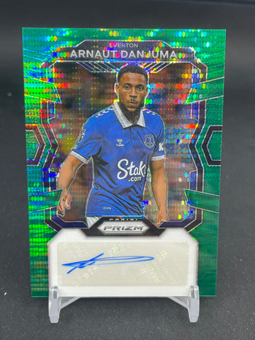 2023 PANINI PREMIER LEAGUE - GREEN PULSAR - A. DANJUMA - #S-AD - AUTOGRAPH