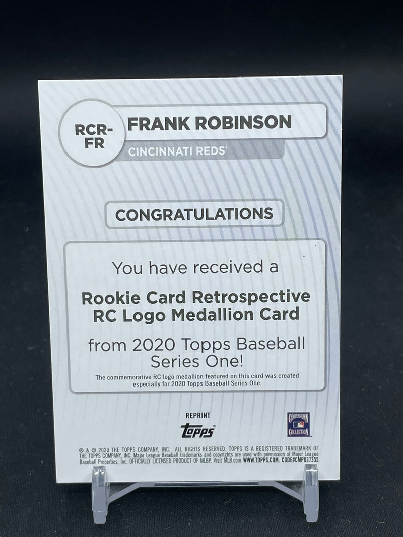 2020 TOPPS SERIES ONE - ROOKIE CARD RETROSPECTIVE RC LOGO MEDALLION - F. ROBINSON -