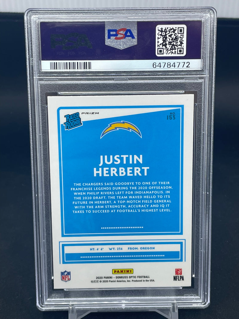 2020 PANINI DONRUSS OPTIC - BLUE HYPER PRIZM - RATED ROOKIE - J. HERBERT -