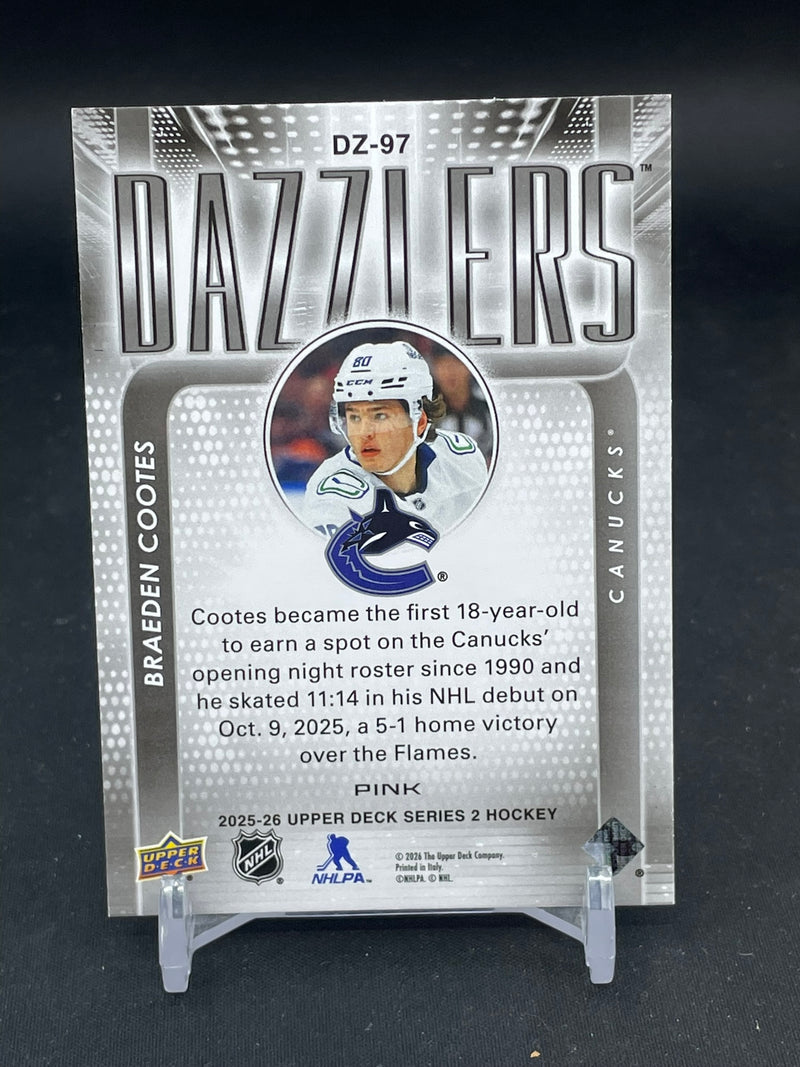 2025 UPPER DECK SERIES TWO - PINK - DAZZLERS - B. COOTES -