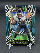 2025 PANINI SELECT - ZEBRA PRIZM - B. THOMAS JR. -