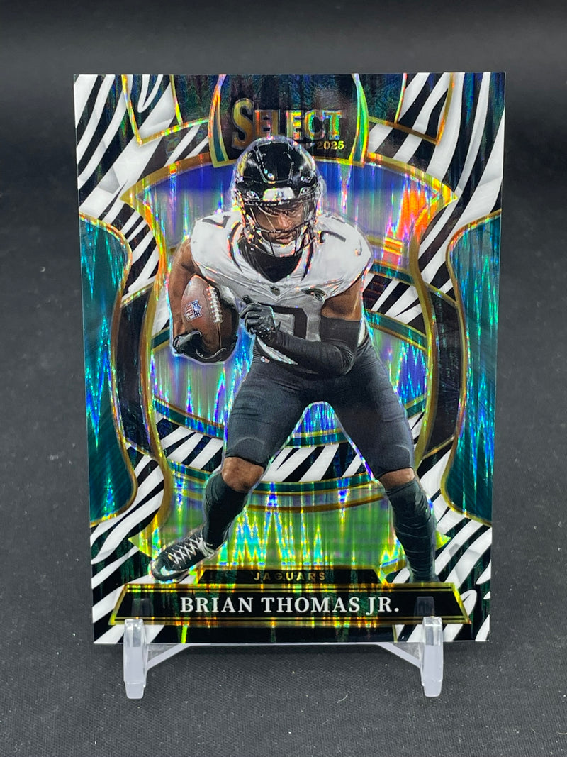 2025 PANINI SELECT - ZEBRA PRIZM - B. THOMAS JR. -