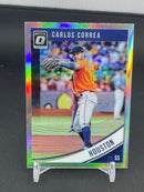 2018 PANINI DONRUSS OPTIC - SILVER PRIZM - C. CORREA -