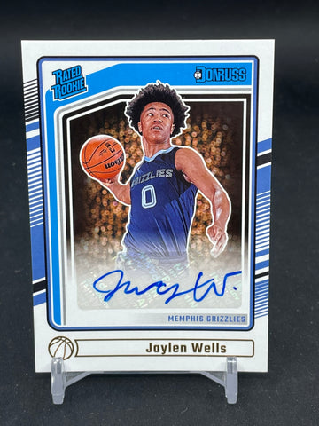 2024 PANINI DONRUSS - RATED ROOKIE - J. WELLS - #276 - AUTOGRAPH - RC