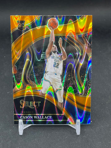 2023 PANINI SELECT - TECTONIC ORANGE PRIZM - C. WALLACE - #298 - RC