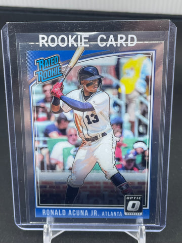 2018 PANINI DONRUSS OPTIC - RATED ROOKIE - R. ACUNA JR. - #63 - RC