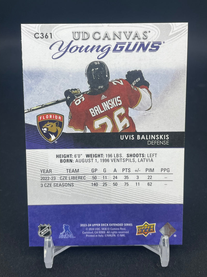 2023 UPPER DECK EXTENDED SERIES - UD CANVAS - YOUNG GUNS - U. BALINSKIS -