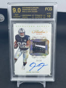 2019 PANINI FLAWLESS - SIGNATURE GLOVES - J. JACOBS - #SG-JJ - #'D/15 - RELIC - AUTOGRAPH - FCG 9 & 10 - RC