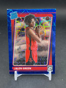 2021 PANINI DONRUSS OPTIC - BLUE VELOCITY - RATED ROOKIE - J. GREEN -