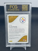 2020 PANINI IMMACULATE COLLECTION - GOLD - ROOKIE SIGNATURE PATCH - C. CLAYPOOL - #ISP26 - #'D/25 - FCG 9 & 10 - RC