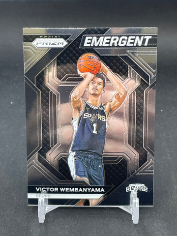 2023 PANINI PRIZM - EMERGENT - V. WEMBANYAMA - #12 - RC