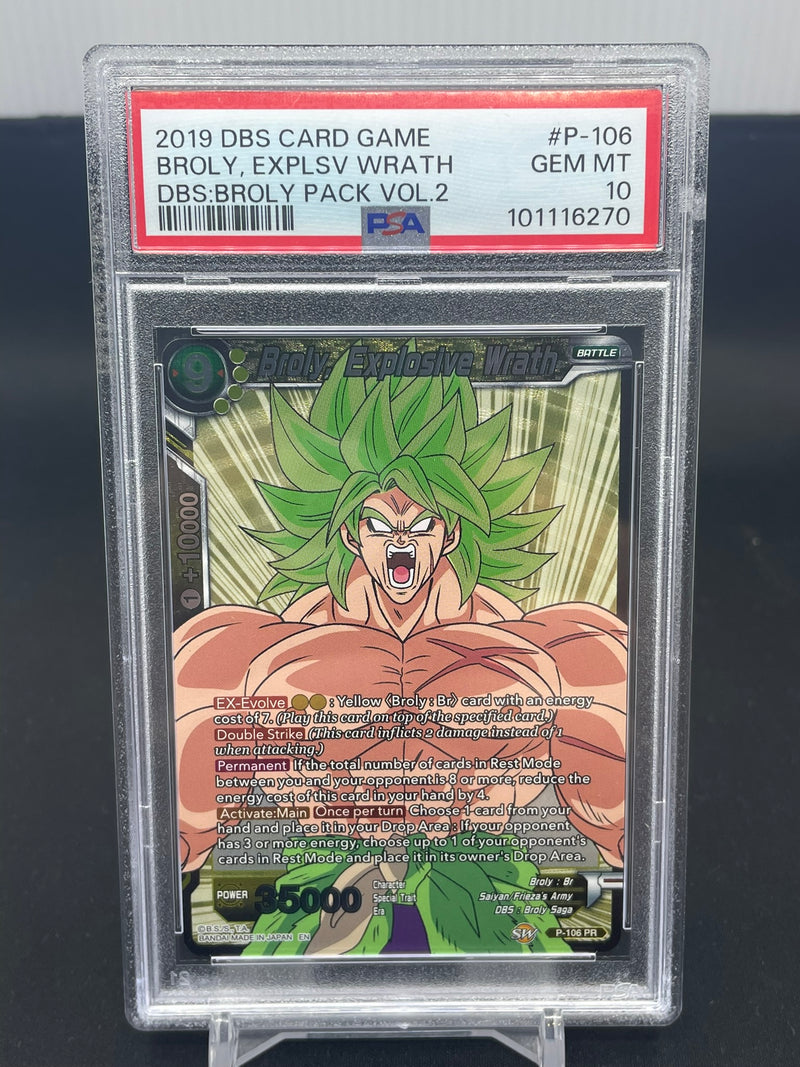 2019 DBS - BROLY PACK VOL 2 - BROLY, EXPLOSIVE WRATH -