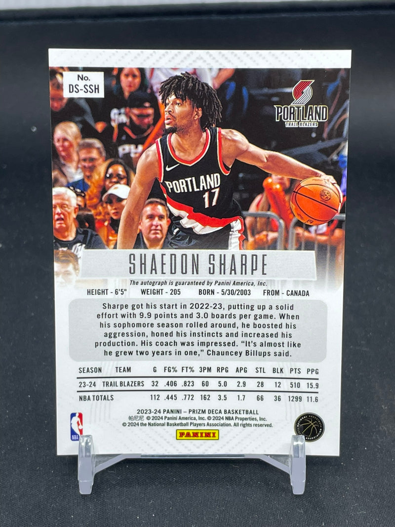 2023 PANINI PRIZM DECA - S. SHARPE -