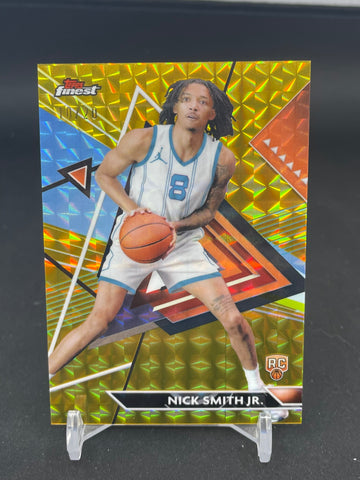 2023 TOPPS FINEST - GOLD GEOMETRIC - N. SMITH JR. - #182 - #'D/20 - RC