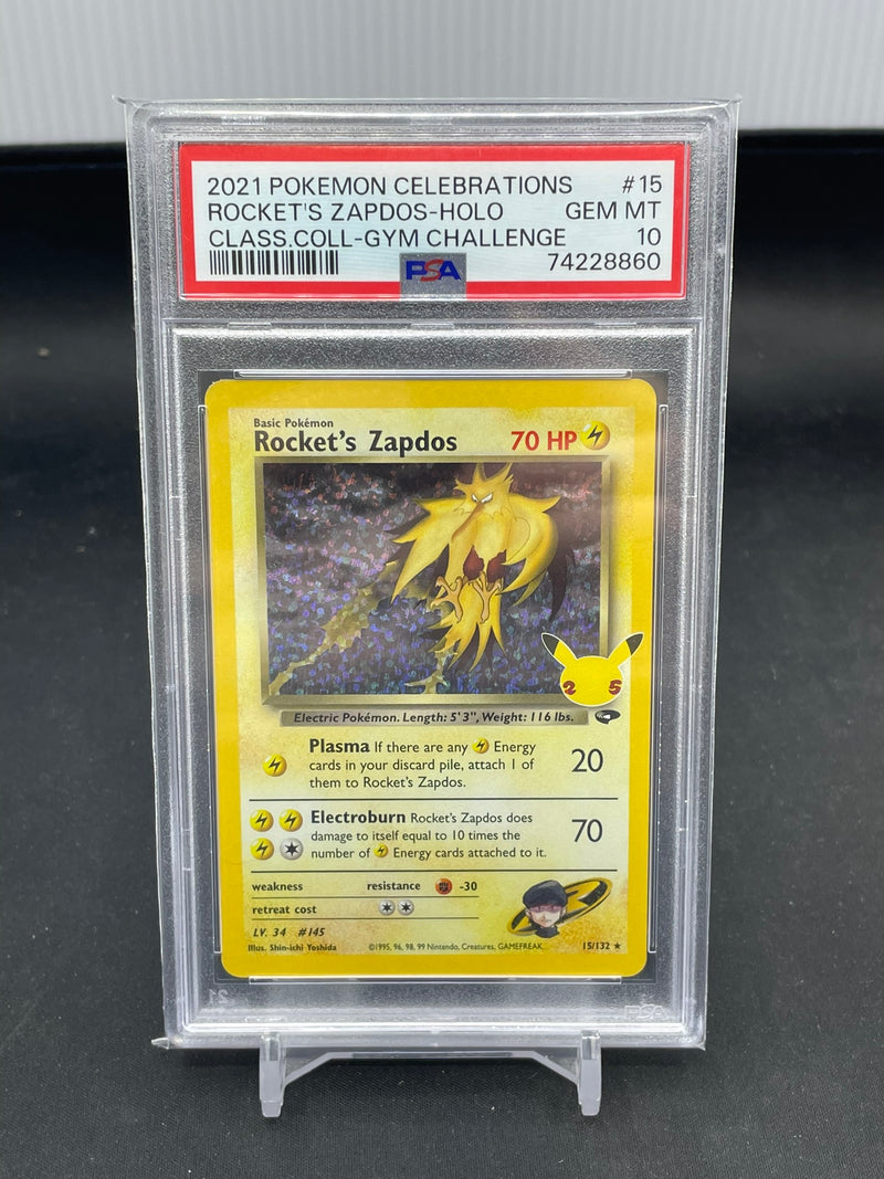POKEMON - CELEBRATIONS - ROCKET'S ZAPDOS - HOLO -