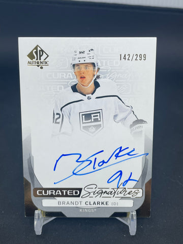 2024 UPPER DECK SP AUTHENTIC - CURATED SIGNATURES - B. CLARKE - #SPC-BC - #'D/299 - AUTOGRAPH
