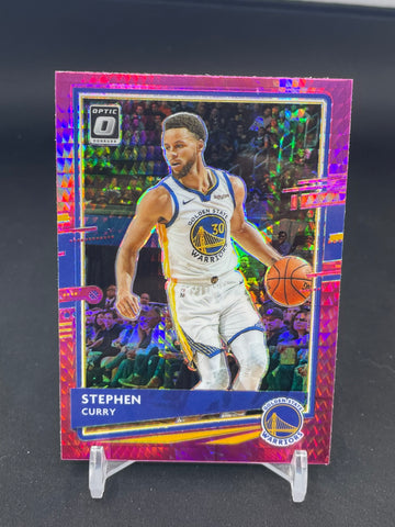 2020 PANINI DONRUSS OPTIC - PINK HYPER PRIZM - S. CURRY - #17