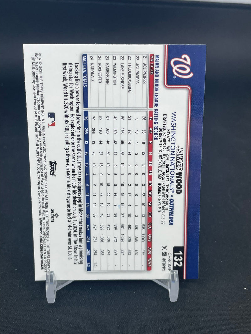 2025 TOPPS CHROME - J. WOOD -