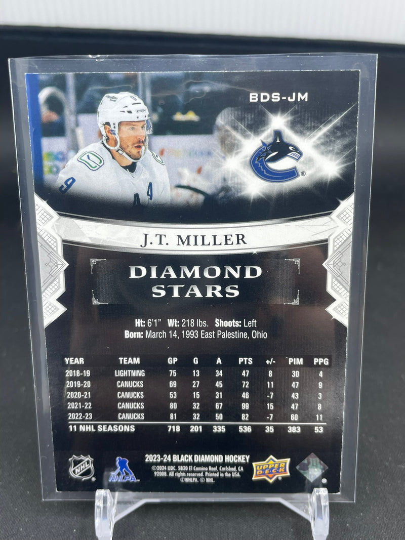 2023 UPPER DECK BLACK DIAMOND - DIAMOND STARS - J. MILLER - #BDS-JM - #'D/299