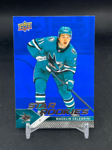 2024 UPPER DECK NHL STAR ROOKIES - BLUE - M. CELEBRINI - #13 - RC