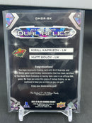 2023 UPPER DECK BLACK DIAMOND - DUAL RELICS - K. KAPRIZOV / M. BOLDY -