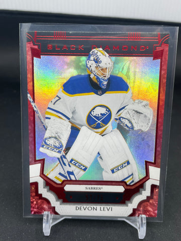 2023 UPPER DECK BLACK DIAMOND - RED - D. LEVI - #BDB-DL - #'D/75 - RC