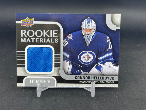 2015 UPPER DECK SERIES TWO - ROOKIE MATERIALS - C. HELLEBUYCK - #RM-CH - RELIC