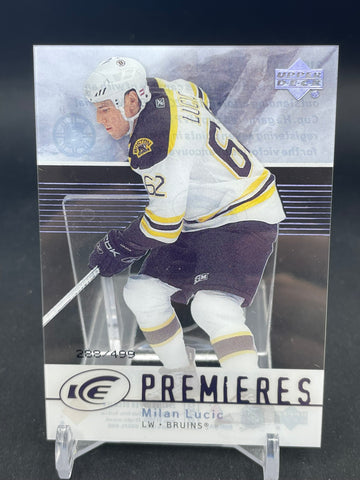 2007 UPPER DECK ICE - ICE PREMIERES - M. LUCIC - #210 - #'D/499 - RC