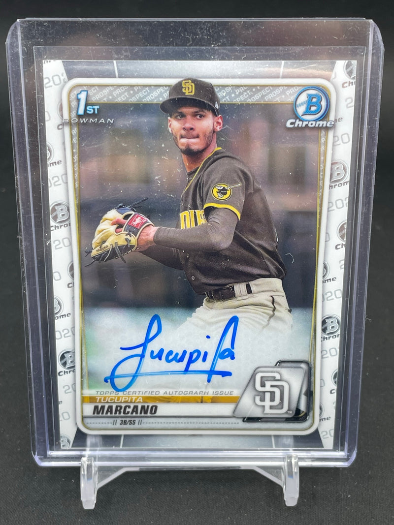 2020 TOPPS BOWMAN CHROME - 1ST BOWMAN - T. MARCANO - #CPA-TM - AUTOGRAPH