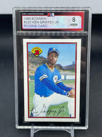 1989 BOWMAN - ROOKIE - K. GRIFFEY JR. - #220 - KSA 8 - RC