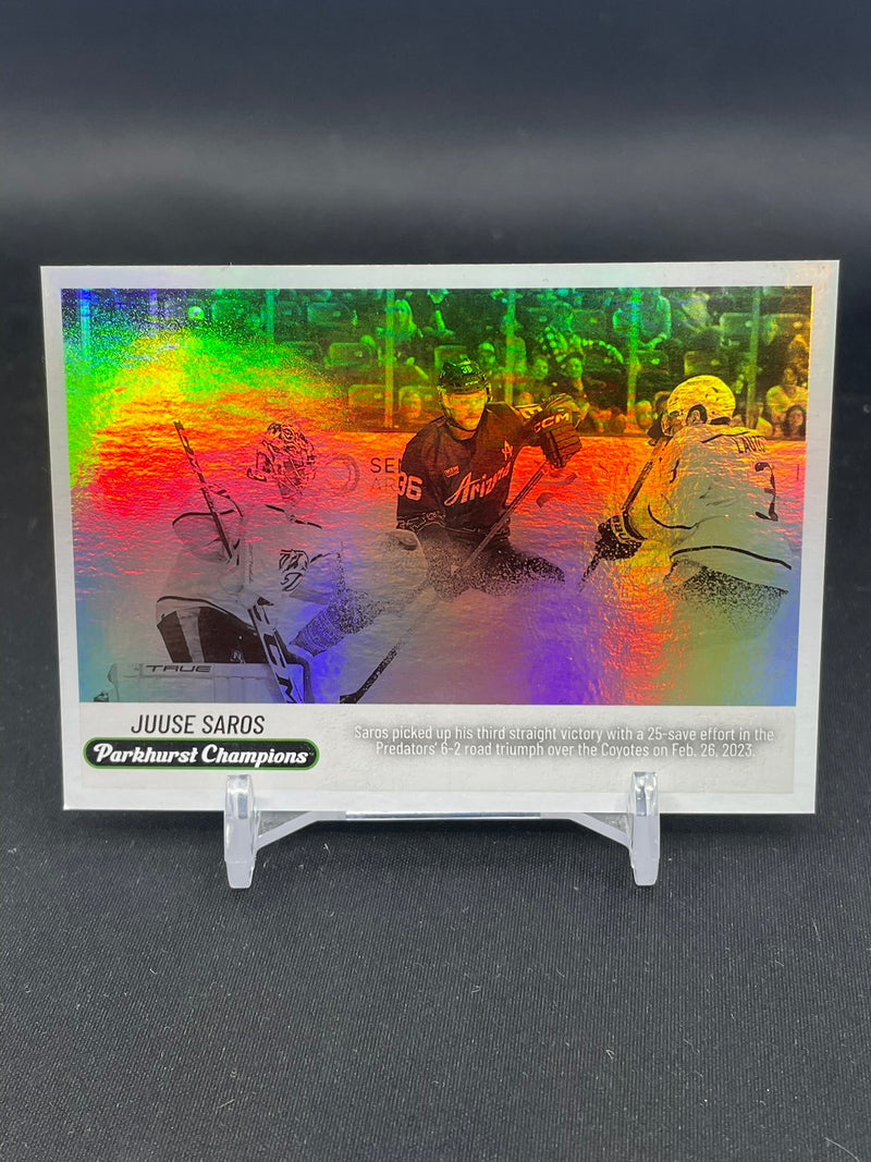 2023 UPPER DECK PARKHURST CHAMPIONS - WIR IMAGES - J. SAROS -