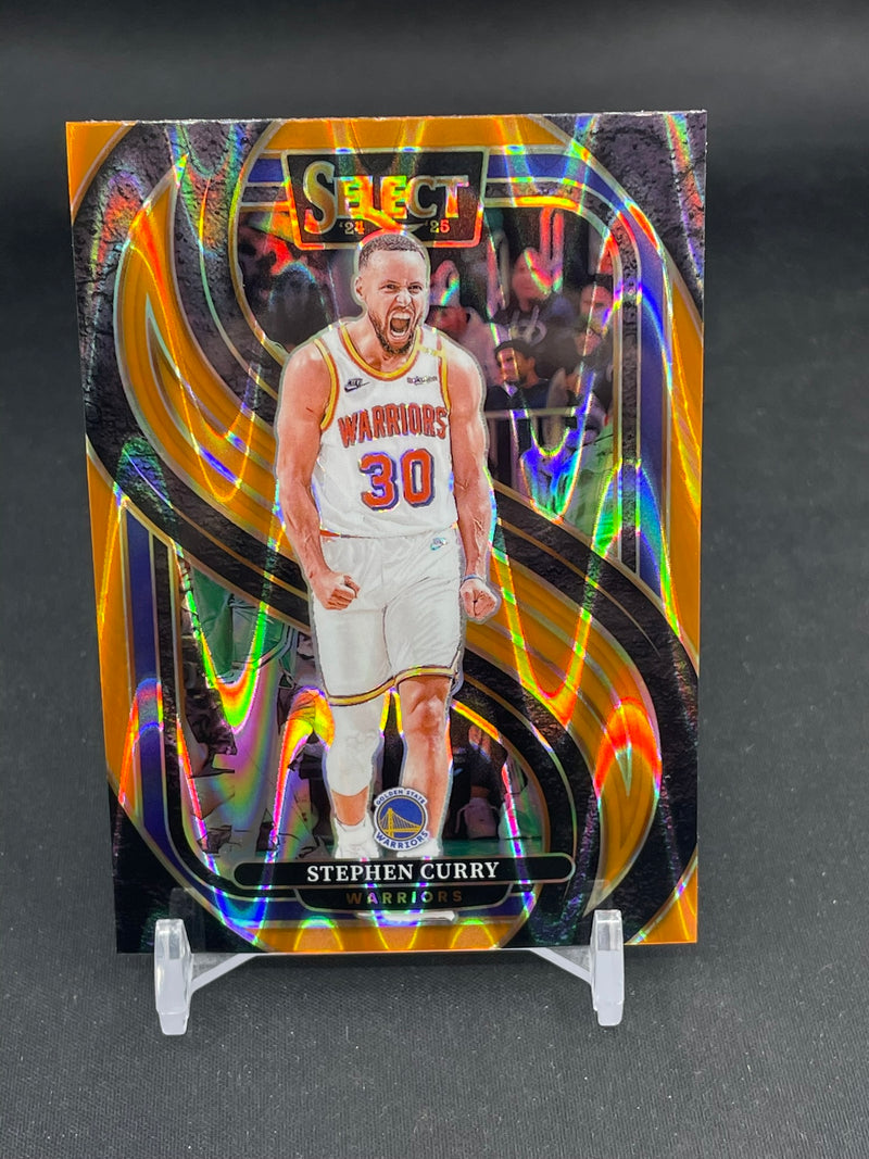 2024 PANINI SELECT - ORANGE TECTONIC PRIZM - S. CURRY -