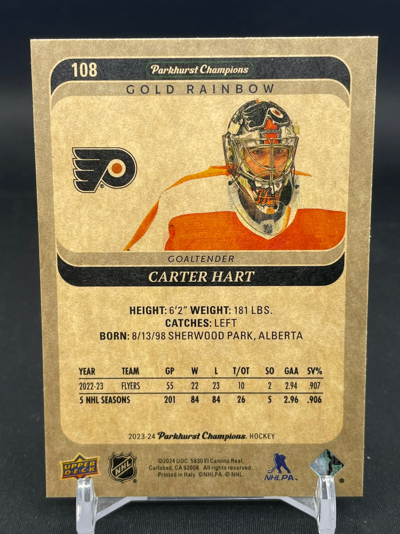 2023 UPPER DECK PARKHURST CHAMPIONS - GOLD RAINBOW - C. HART -